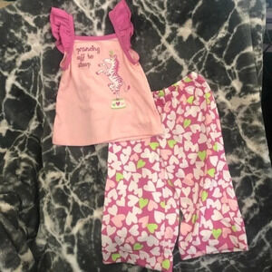 Gymboree NWT kidcore Zebra pajama set infant sizes sleepwear pjs jammies
